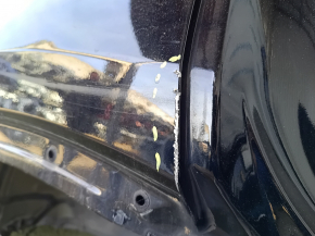 Quarter wing rear right Toyota Highlander 20- under BSM, black, on the body, pokes