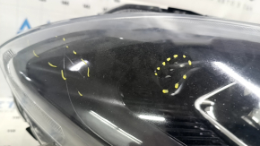 Left front headlight assembly for Ford Escape MK4 20-22 LED, scratches