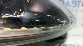Right front headlight assembly for Ford Escape MK4 20-22 LED, scratches, cracks, peeling varnish