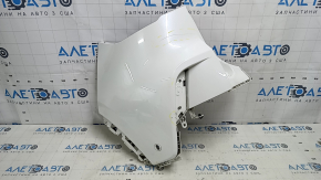 Left rear bumper, bare, for Ford Escape MK4 2024, for parking, white, scratch, chip