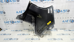Left rear bumper, bare, for Ford Escape MK4 2024, for parking, white, scratch, chip