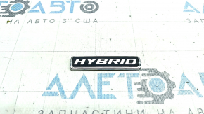 Emblem inscription Hybrid tailgate Ford Escape MK4 20-