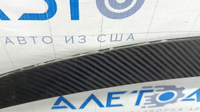 Tesla Model Y 20-25 carbon fiber trunk spoiler with blistered paint