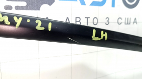 Tesla Model Y 20-25 black matte roof trim, left, scratched