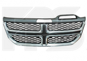 Grille radiator grill Dodge Journey 11- chrome, without emblem