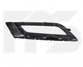 Front bumper grille right Ford Fusion mk5 17-18 under fog lights mat
