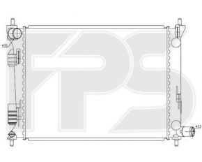 Radiator cooling water Hyundai Veloster 12-17 manual transmission AVA