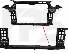 TV panel radiator Hyundai Santa FE Sport 13-18