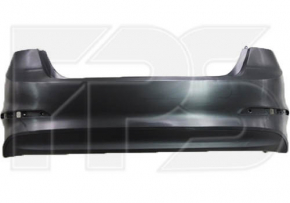 Rear bumper bare Hyundai Elantra AD 17-18 prerest with lip