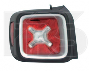 Left headlight Jeep Renegade 15-18 pre-rest gray frame,