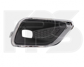 Left fog light frame Jeep Cherokee KL 19-21 with chrome frame