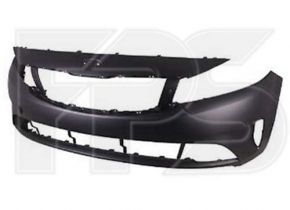 Bare front bumper Kia Forte 4d 17-18 rest without parking sensors