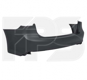 Bare rear bumper Kia Forte 4d 17-18 rest without parking sensors