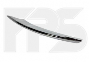 Molding under fog light left Lincoln MKZ 13-16 chrome