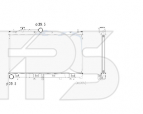 Radiator cooling water Subaru Forester 14-18 SJ 2.0 KOYORAD Japan