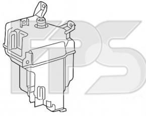 Toyota Highlander 14-19 washer reservoir without neck