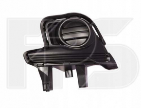 Front bumper grille right Toyota Highlander 14-16 without fog lights