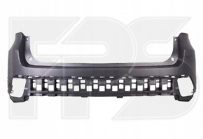 Rear bumper bare Toyota Highlander 14-19 without parking sensors