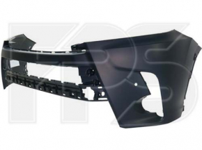Front bare bumper Toyota Highlander 17-19 for parking sensors