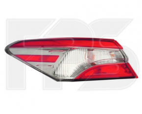 Light outer wing right Toyota Camry v70 18-20 halogen, dark