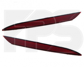 Rear Bumper Reflector Left Tesla Model S 12-20