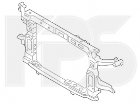TV panel radiator Hyundai Santa FE 19-20 2.4