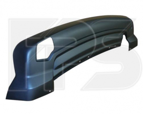 Bare lower rear bumper Jeep Patriot 11-17 for 2 hooks