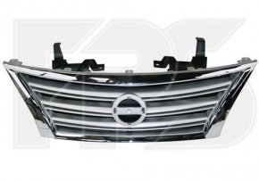 Radiator grill grill Nissan Sentra 13-15 prerest without emblem