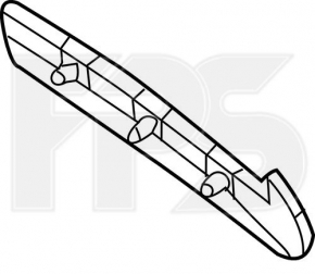 Rear bumper mount right Nissan Maxima A36 16-