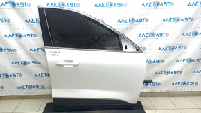 Ford Escape MK4 2020 keyless front right door assembly, white AZ, dents, scratches on molding
