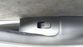Tesla Model Y 20-25 rear right door panel, black leather, type 1, with backlighting, matte trim, with speaker, with suede insert, with window lift control, with door opening button, scratch