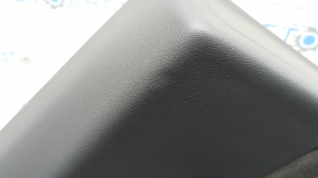 Tesla Model Y 20-25 rear left door panel, black leather, type 1, with backlighting, matte trim, with speaker, with suede insert, with window lift control, with door opening button, dent