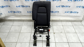 Rear seats, row 2, upper right, Tesla Model Y 20-25, leather, black, heated, without headrests, water contact