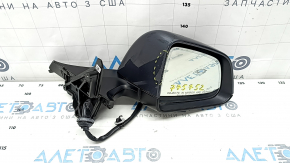 Right side mirror assembly for Tesla Model Y 20-25, 13 pins, black, auto-dimming, without cover, scratches