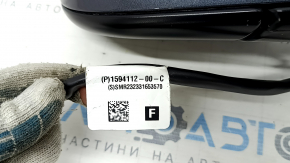 Right side mirror assembly for Tesla Model Y 20-25, 13 pins, black, auto-dimming, without cover, scratches