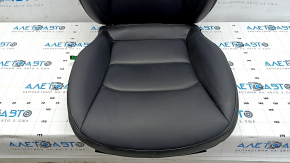 Tesla Model Y 20-25 driver's seat upholstery, black leather, heated, worn