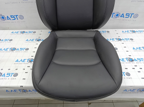 Tesla Model Y 20-25 passenger seat upholstery, black leather, heated