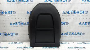 Tesla Model Y 20-25 rear passenger seat trim panel is black, with broken fasteners and scratches.