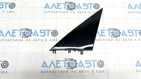 Tesla Model Y 20-25 exterior left triangle mirror cover, gloss black, broken mount, scratches