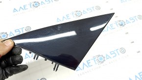 Tesla Model Y 20-25 exterior left triangle mirror cover, gloss black, broken mount, scratches