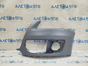 Bare front bumper left side Audi Q5 8R 09-12 prerest Under washer, without parking