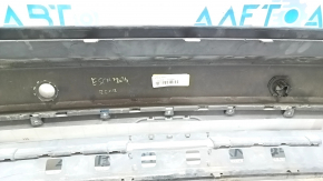 Bare rear bumper for Ford Escape MK4 20-24 with parking sensors and no towbar. Structure, scratches, and detached parking sensor ring.