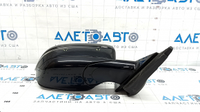 Right side mirror assembly for BMW 3 G20 19-24, 5-pin, turn signal, heated, BSM, Shadow-Line, black, bumpers
