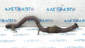Jeep Renegade 15-15 2.4 exhaust pipe has a torn mesh and is rusty.