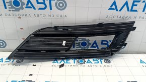 Left front bumper grille for Audi A4 B8 13-16 restyling, broken mount