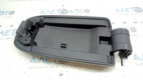 Ford Escape MK4 2020-24 center console armrest, black leather, gray stitching