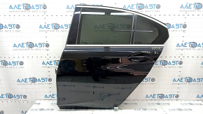 Rear left door assembly BMW 3 G20 19-24 keyless, black 668, scratches on molding