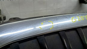 Radiator grill assembly BMW 3 G20 19-22 with blinds, chrome, without chamber, sand, cracked