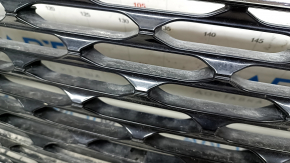 Ford Escape MK4 2020-22 grille, mesh, gloss black, chrome trim, sand