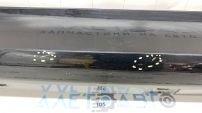 Left side sill for BMW 3 G20 19-24, black with backlight, scratches